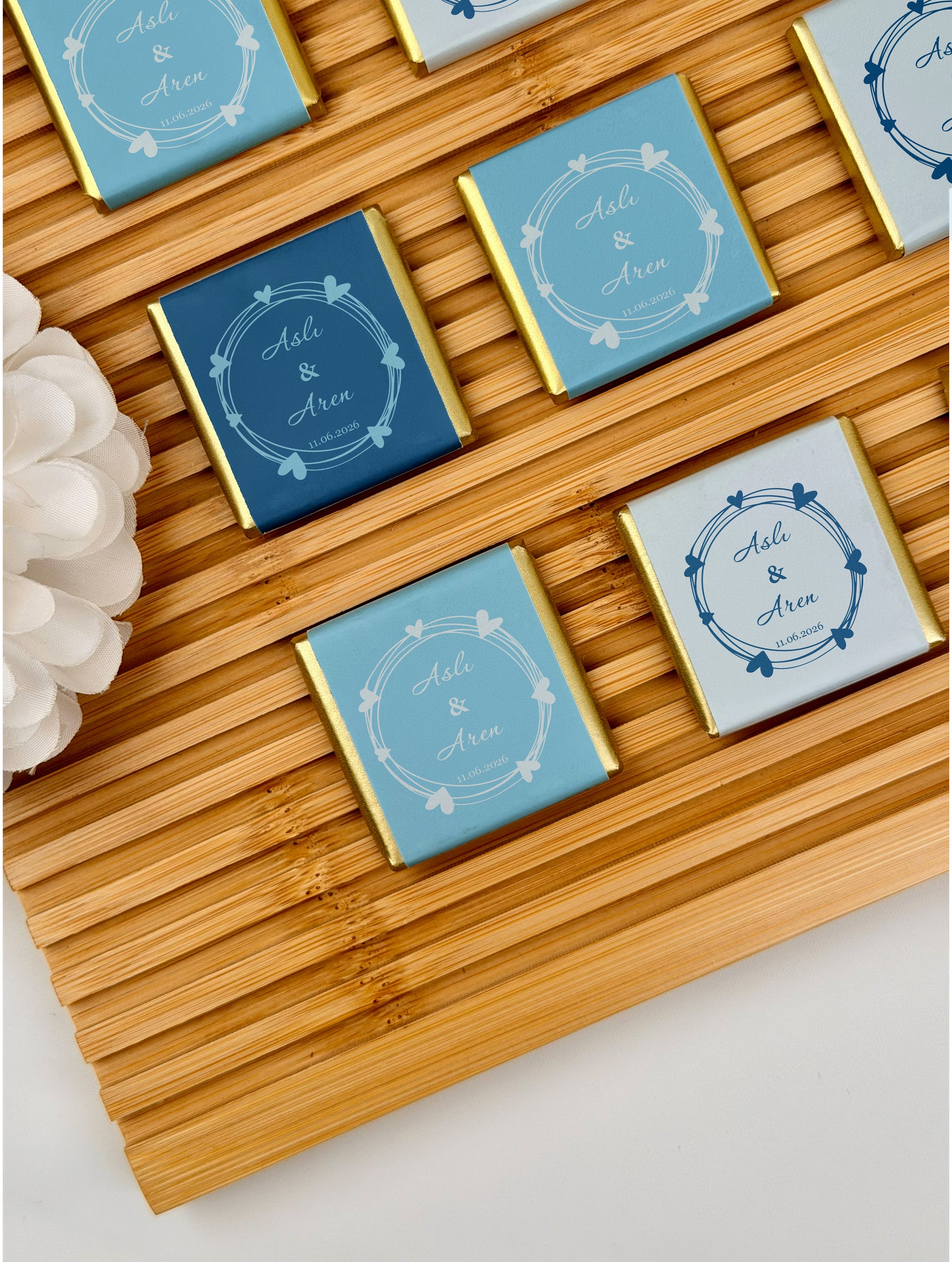 nişan çikolata kutusu isim yazılı nişan çikolatası
