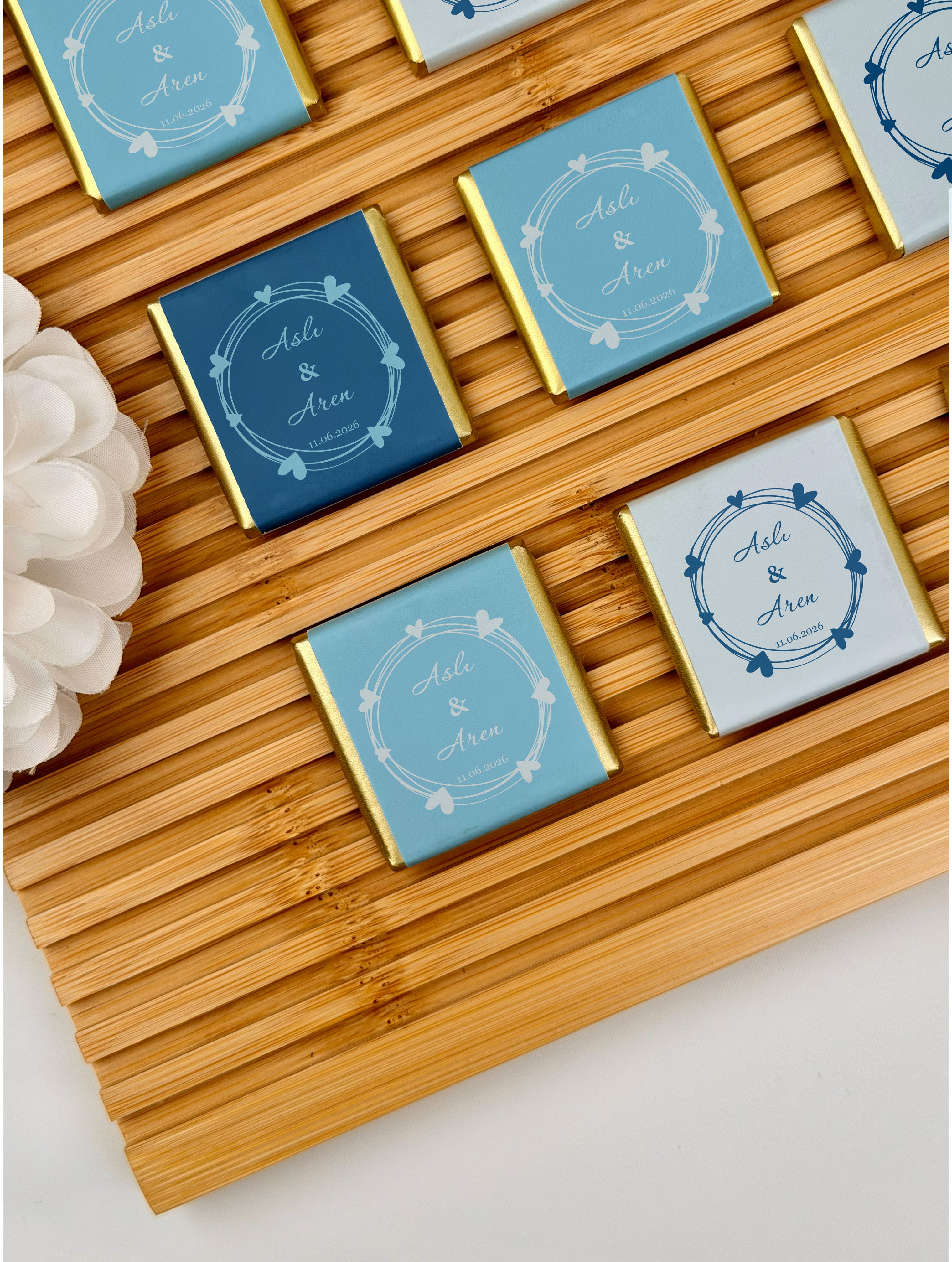 nişan çikolata kutusu isim yazılı nişan çikolatası
