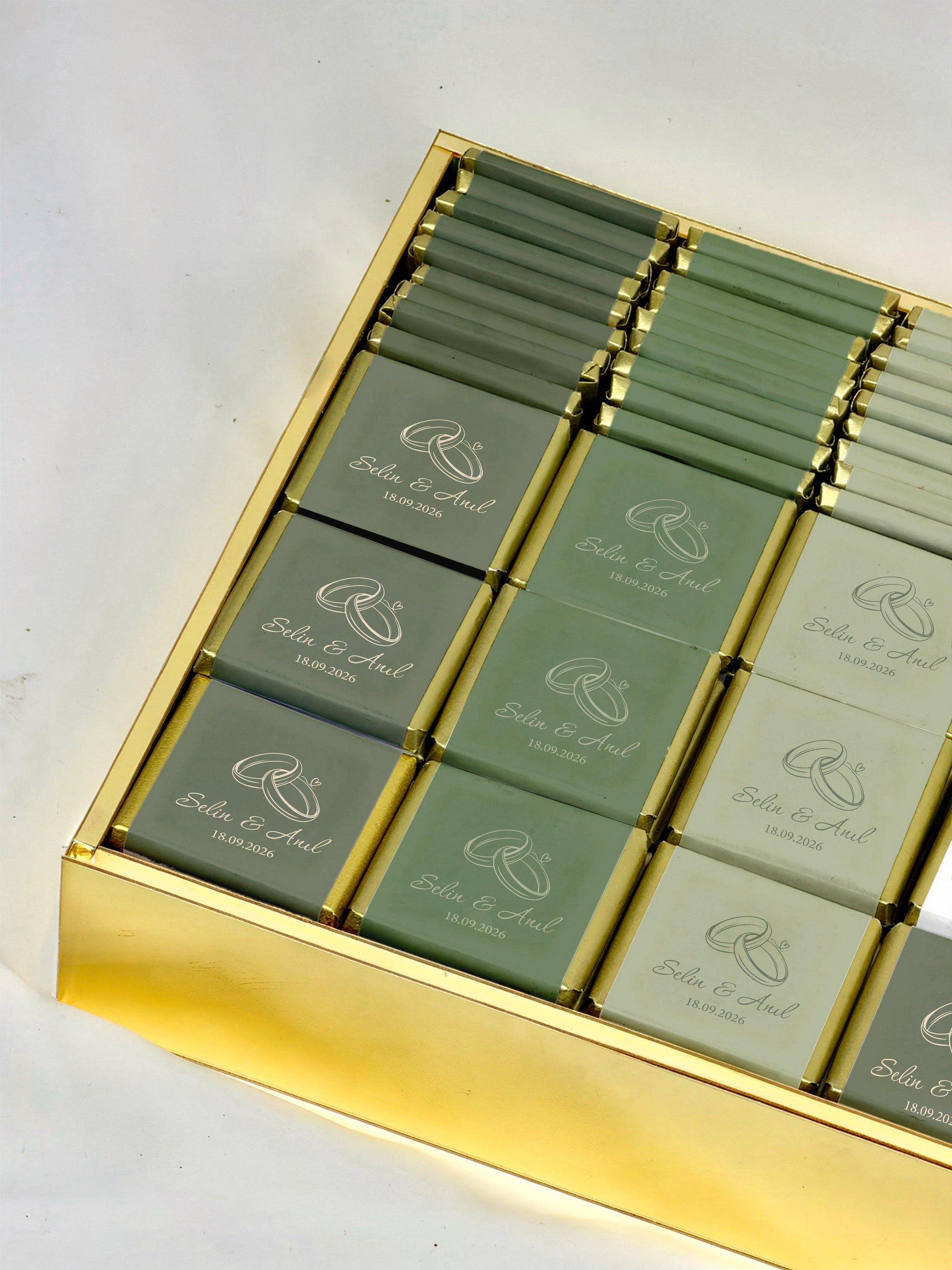 söz nişan çikolatası madlen çikolata sunumu
